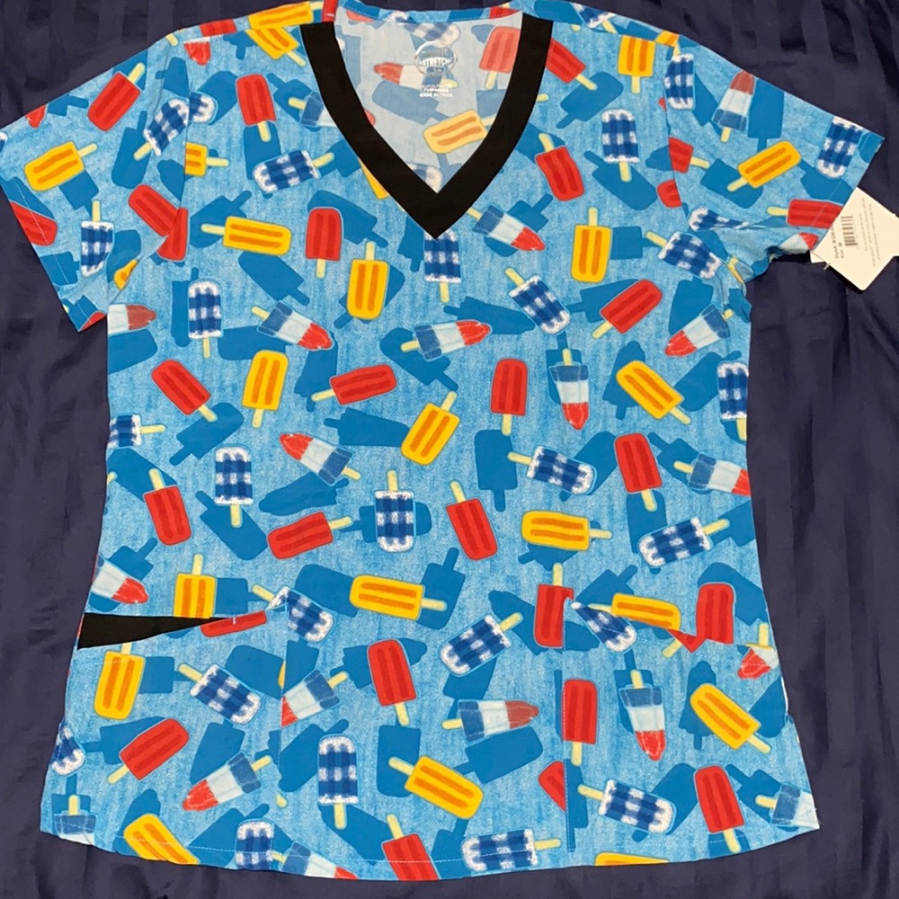 Scrub top short sleeve, Size M